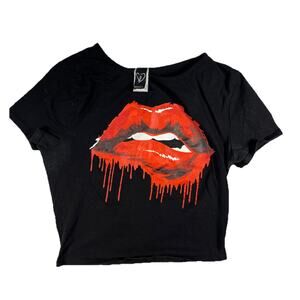 Vintage The Rocky Horror Picture Show T Shirt 90s y2k Baby Tee Crop Top RHPS